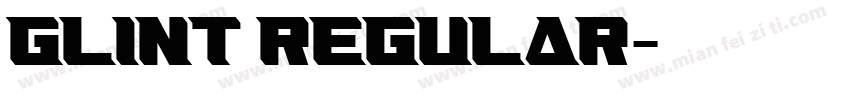 Glint Regular字体转换